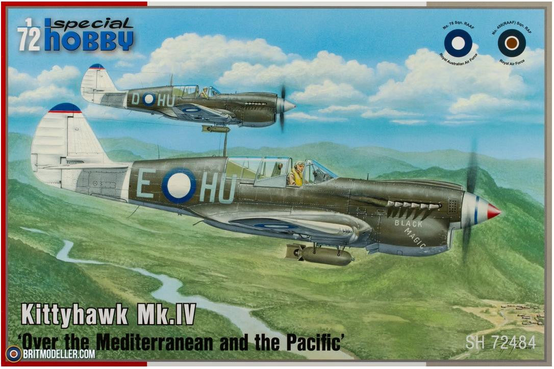 Special Hobby 1/72 Kittyhawk Mk.IV 'Over Med & Pacific' 72484